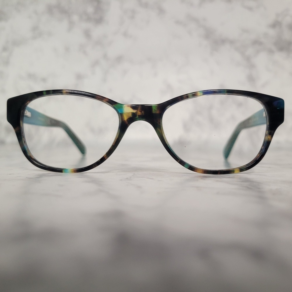 Tory Burch TY 2031‎ 3153 Blue Green Tortoise Oval Eyeglasses Frames 49-17-135
